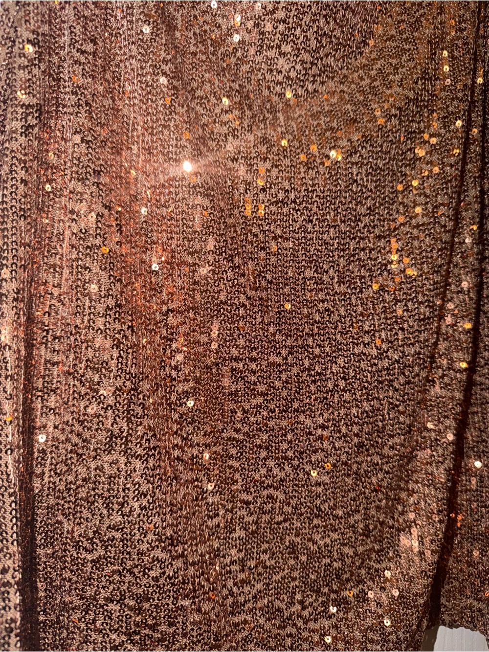 ✨ Windsor Brown Sequin Open Back College Party Cocktail Dress Medium 🤎 - Picture 2 of 11